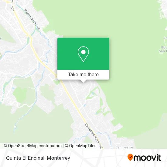 Quinta El Encinal map