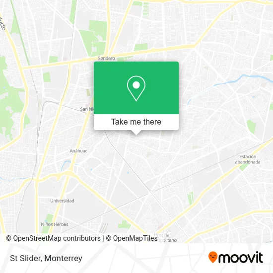 St Slider map