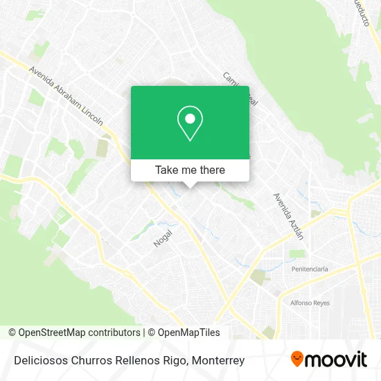 Deliciosos Churros Rellenos Rigo map