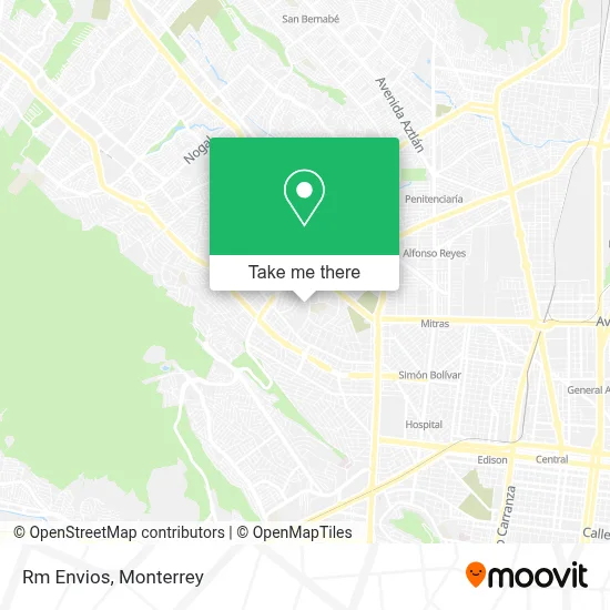 Rm Envios map