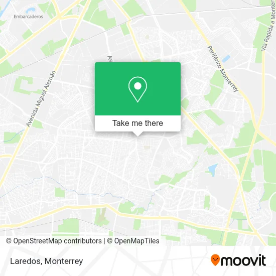 Laredos map