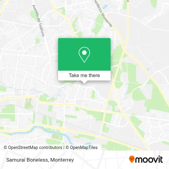 Samurai Boneless map