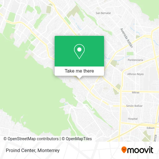 Proind Center map