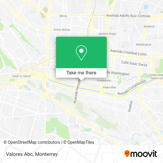Valores Abc map
