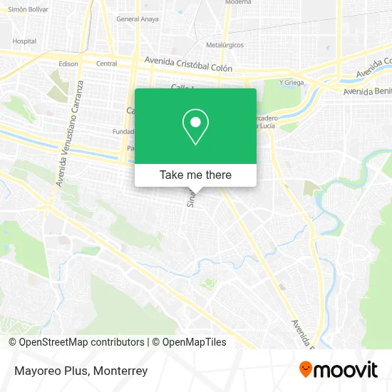 Mayoreo Plus map