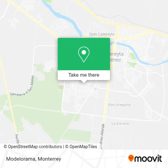 Modelorama map