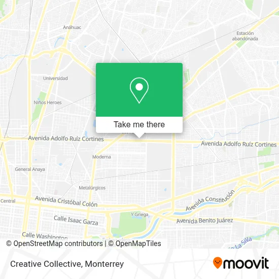 Creative Collective map