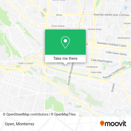 Open map