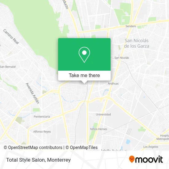 Total Style Salon map