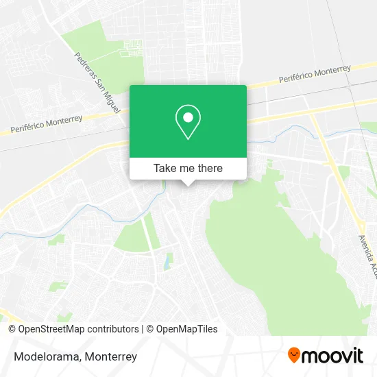 Modelorama map