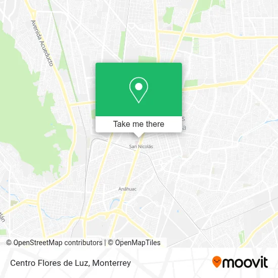 Centro Flores de Luz map