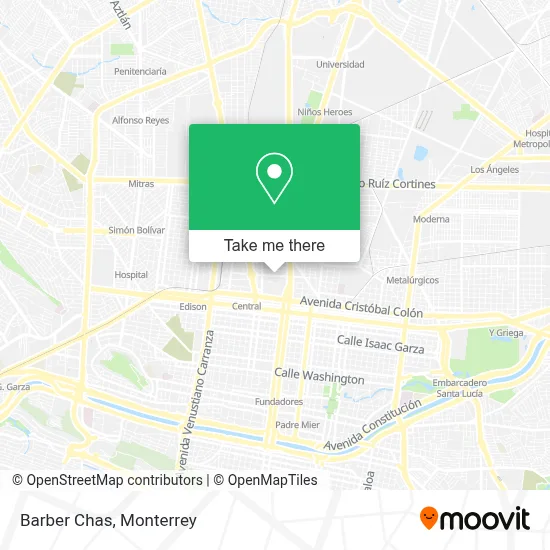 Barber Chas map