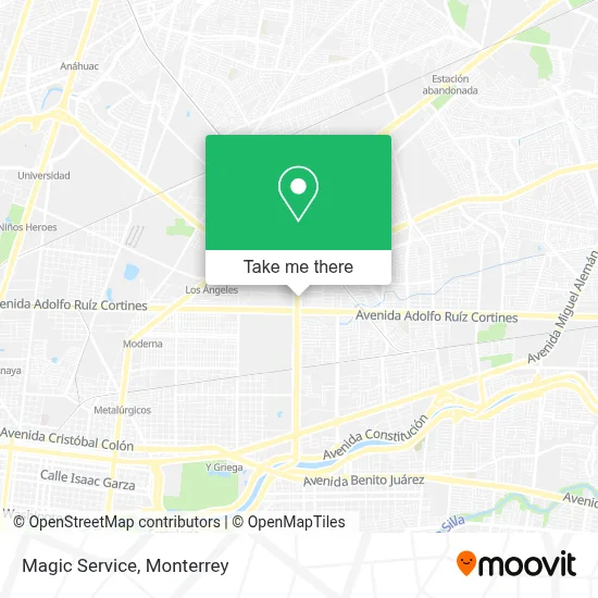 Magic Service map