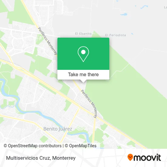 Multiservicios Cruz map