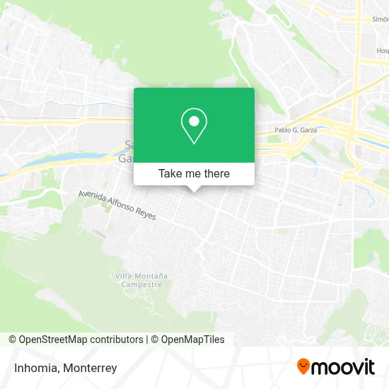Inhomia map