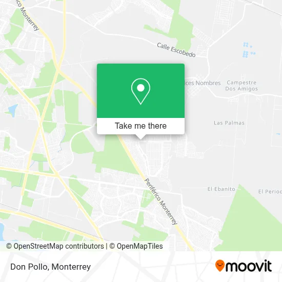 Don Pollo map