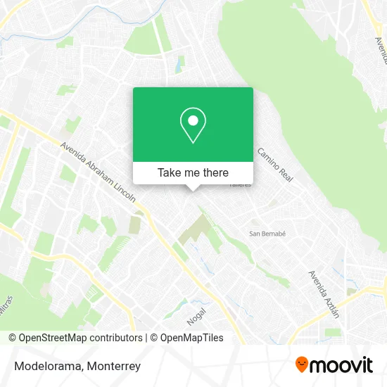 Modelorama map