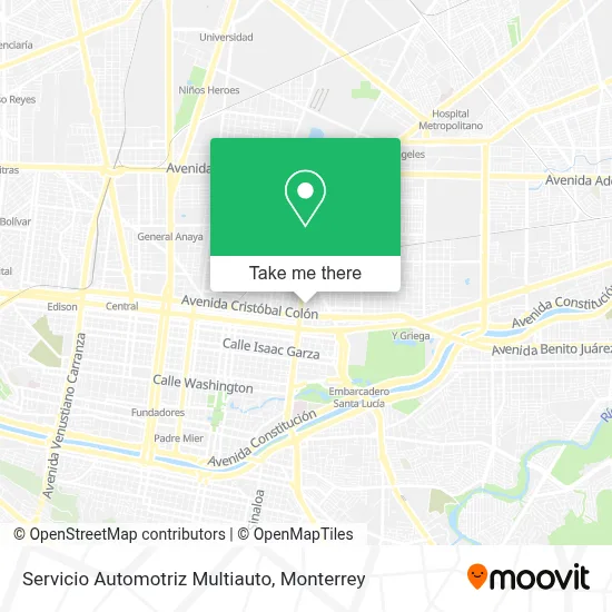 Servicio Automotriz Multiauto map