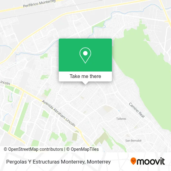 Pergolas Y Estructuras Monterrey map