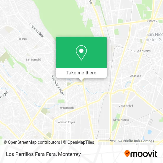 Los Perrillos Fara Fara map