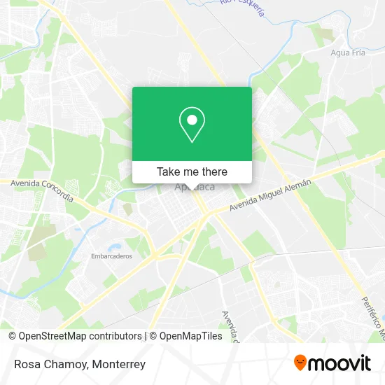 Rosa Chamoy map