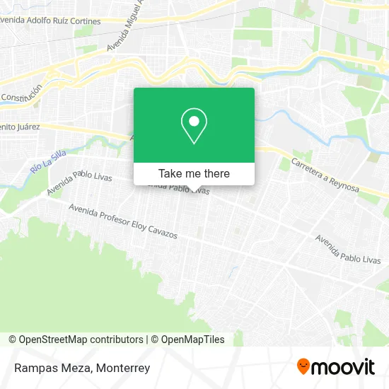 Rampas Meza map