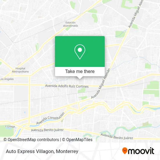Auto Express Villagon map