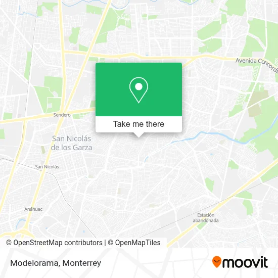 Modelorama map