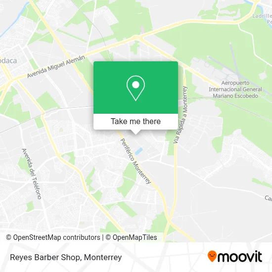Reyes Barber Shop map