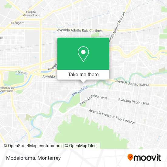 Modelorama map