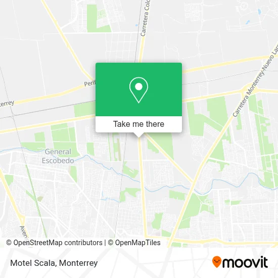 Motel Scala map