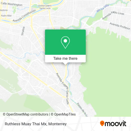 Ruthless Muay Thai Mx map