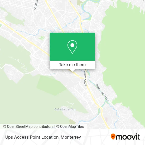 Ups Access Point Location map