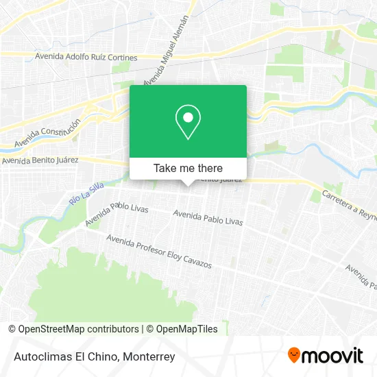Autoclimas El Chino map