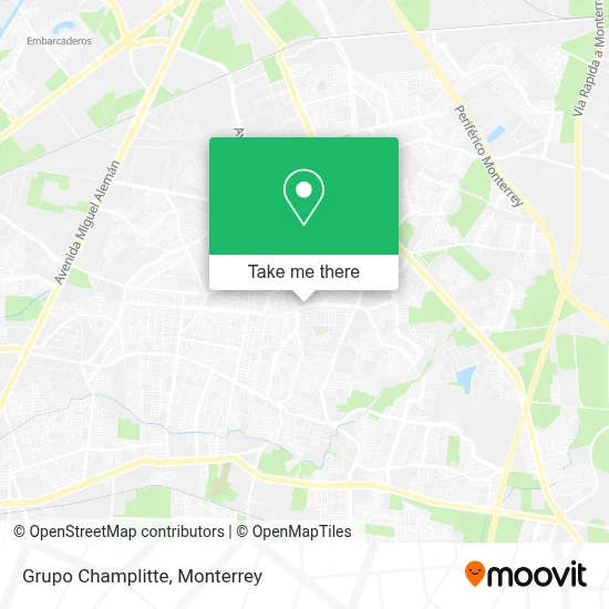 Grupo Champlitte map