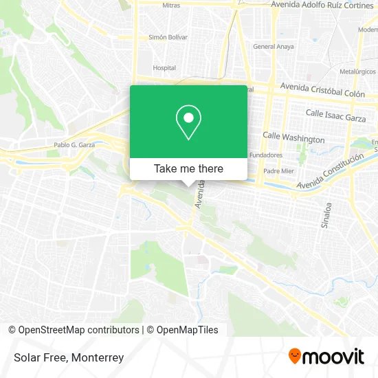 Solar Free map