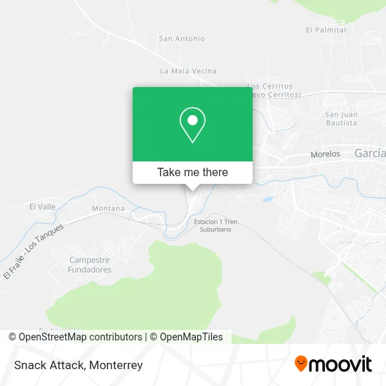 Snack Attack map