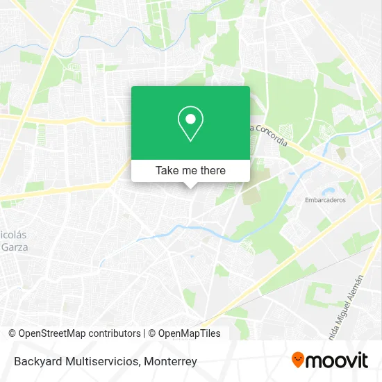 Backyard Multiservicios map