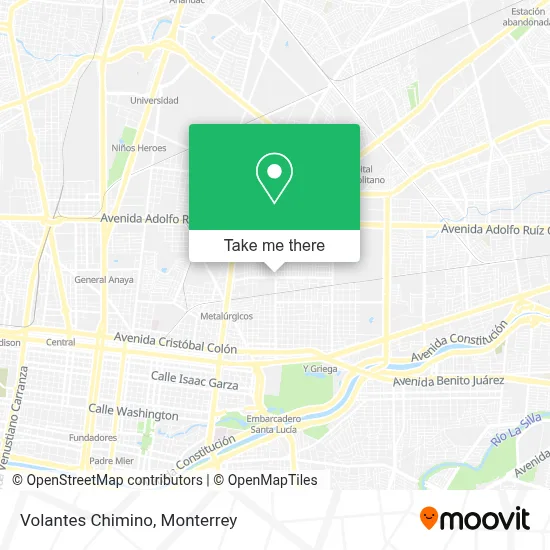Volantes Chimino map