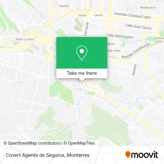 Covert Agente de Seguros map