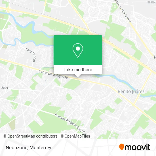 Neonzone map