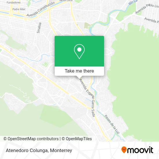 Atenedoro Colunga map