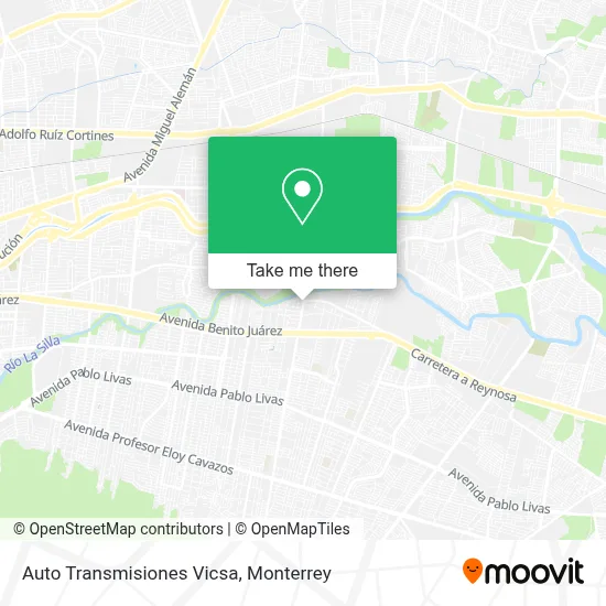 Auto Transmisiones Vicsa map