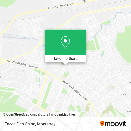 Tacos Don Chino map