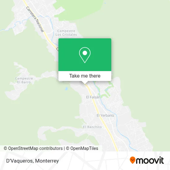 D'Vaqueros map