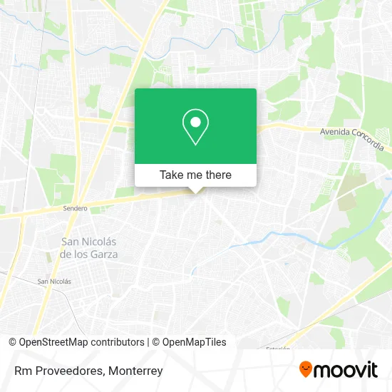 Rm Proveedores map