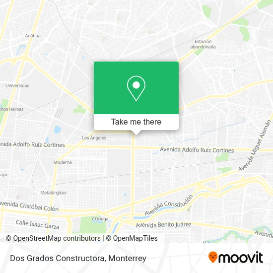 Dos Grados Constructora map
