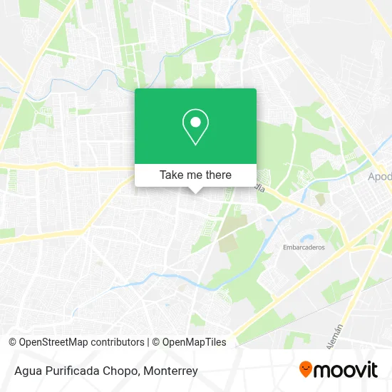 Agua Purificada Chopo map