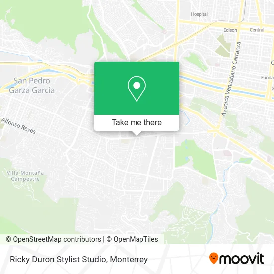 Ricky Duron Stylist Studio map