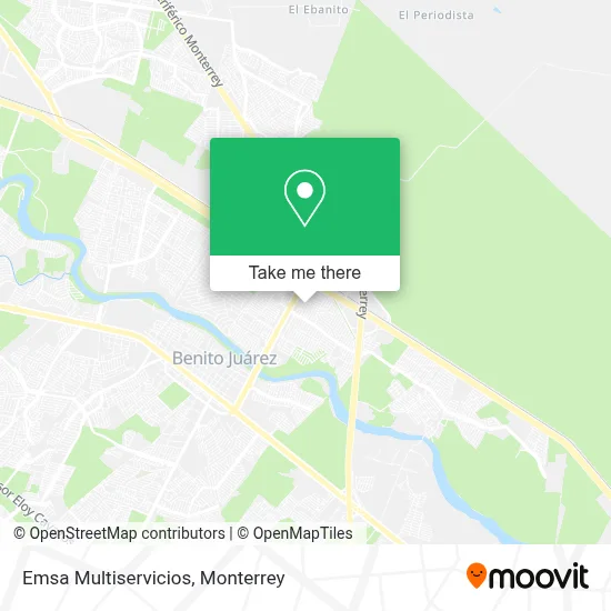 Emsa Multiservicios map